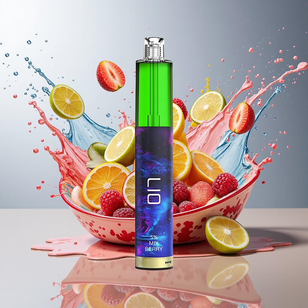 LIO Max Mesh 3000 Puffs Engangs Vape Mix Bær Norge Engros 10ml 1000mAh