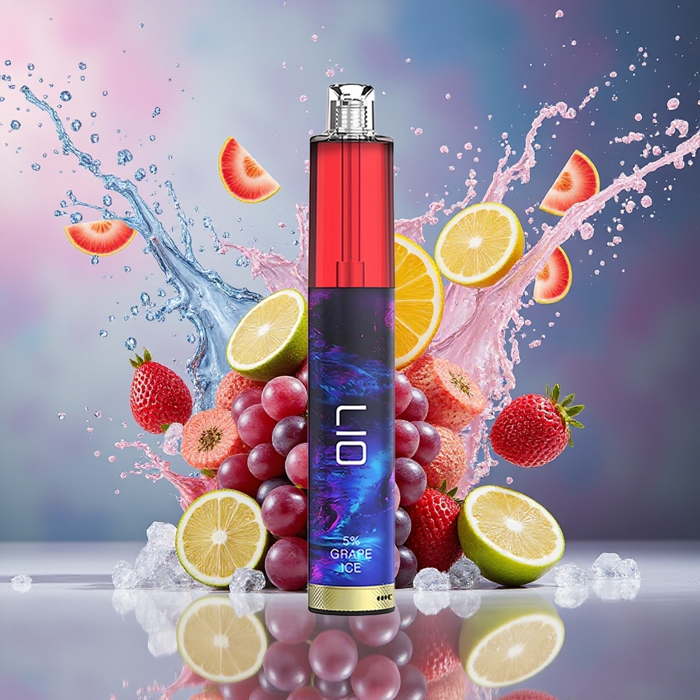 LIO Max Mesh 3000 Puffs Engros Norge Innkjøp Blåis (Grape Ice)