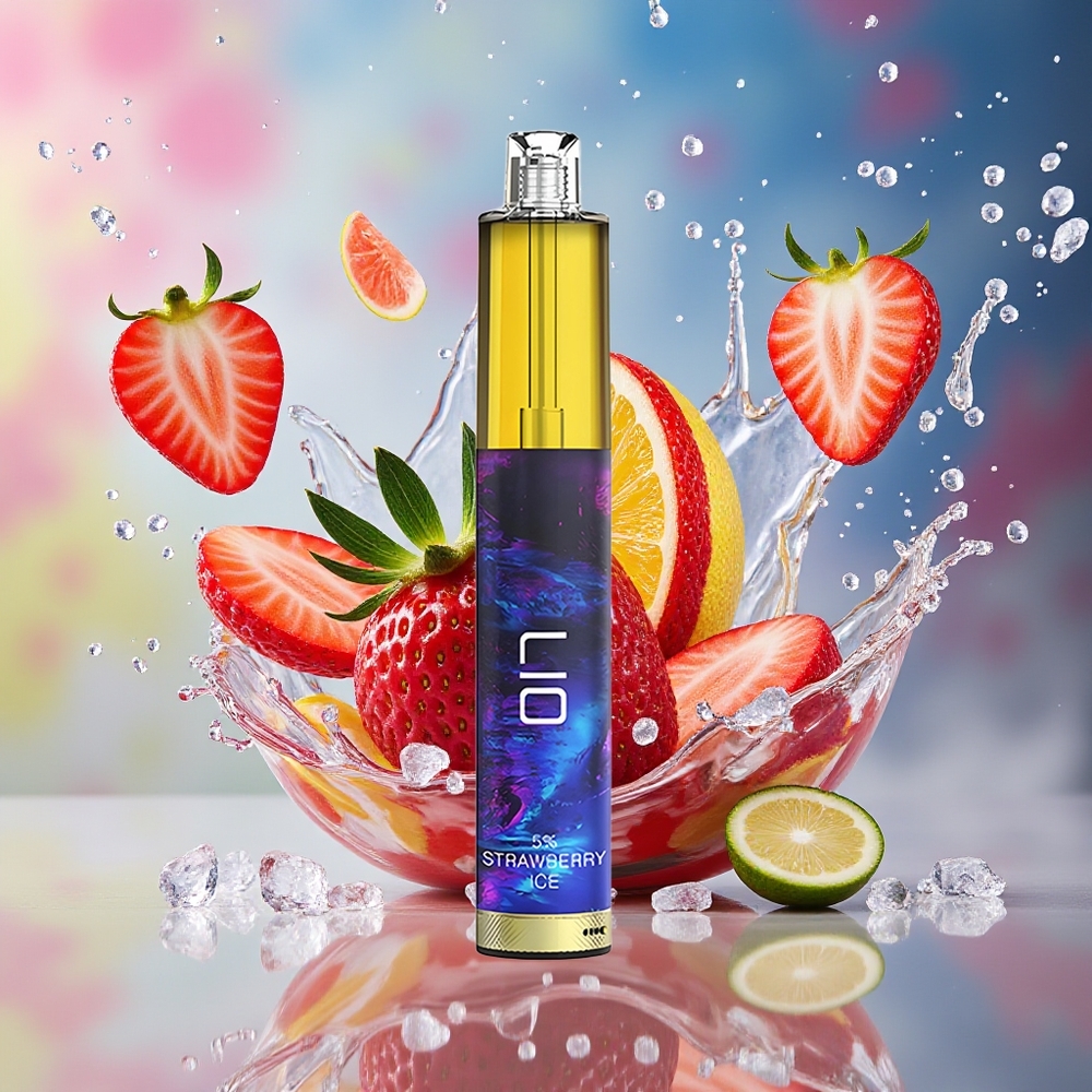 LIO Max Mesh 3000 Puffs Norge Engros Engangsdamp Jordbæris