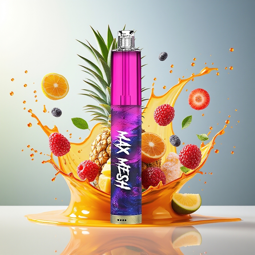LIO Max Mesh 3000 Puffs Norge Engros Oppfinnbar Vape Ananas Mango Bær 10mL 1000mAh