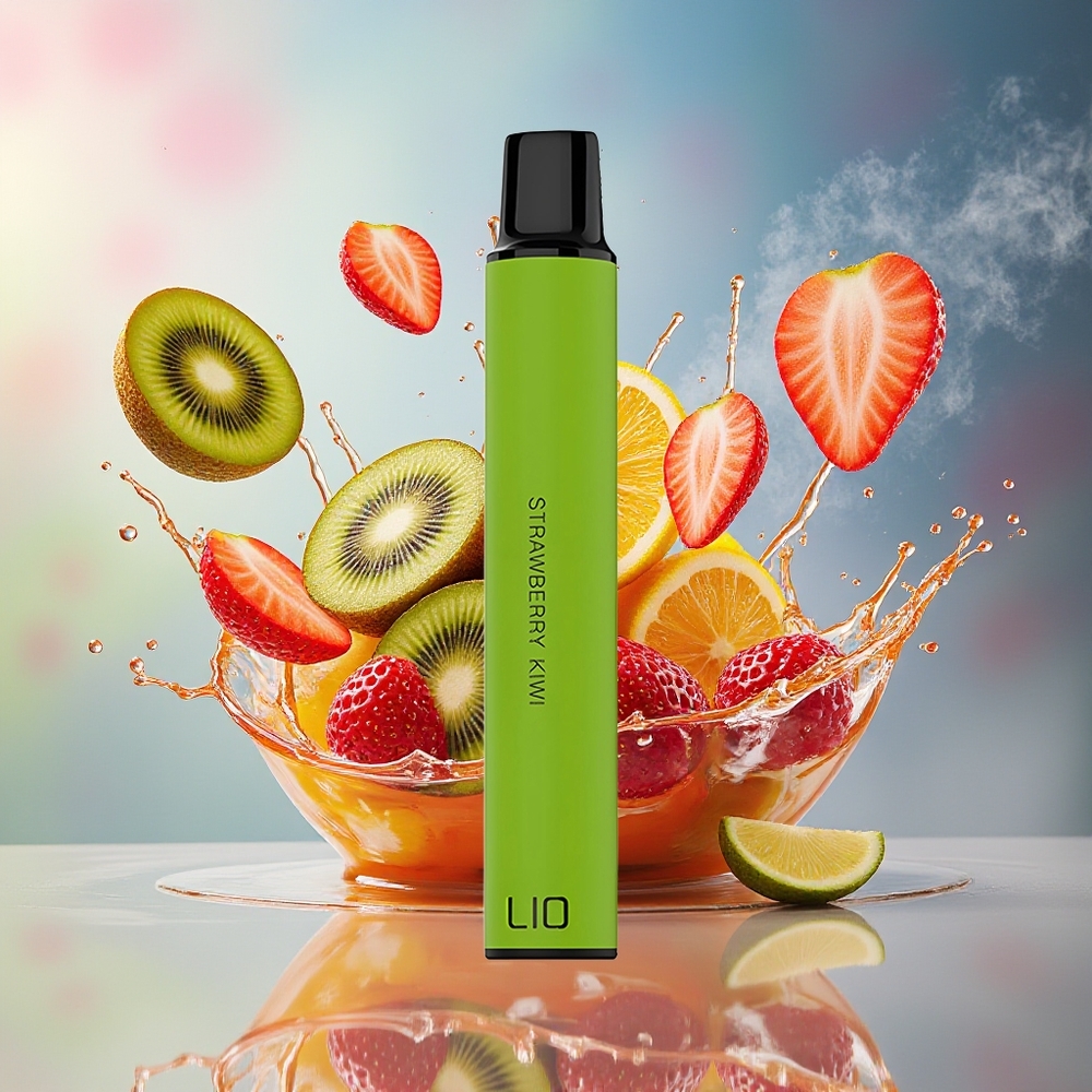 LIO Mini 600 Puffs Norge Engros 400mAh Jordbær Kiwi