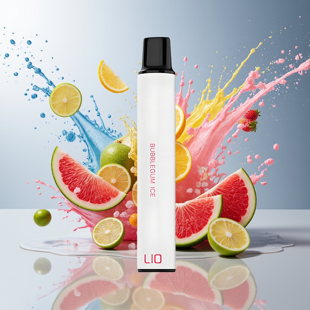 LIO Mini 600 Puffs Norge Engros Engangsdamper Tyggis Is 400mAh 2ml