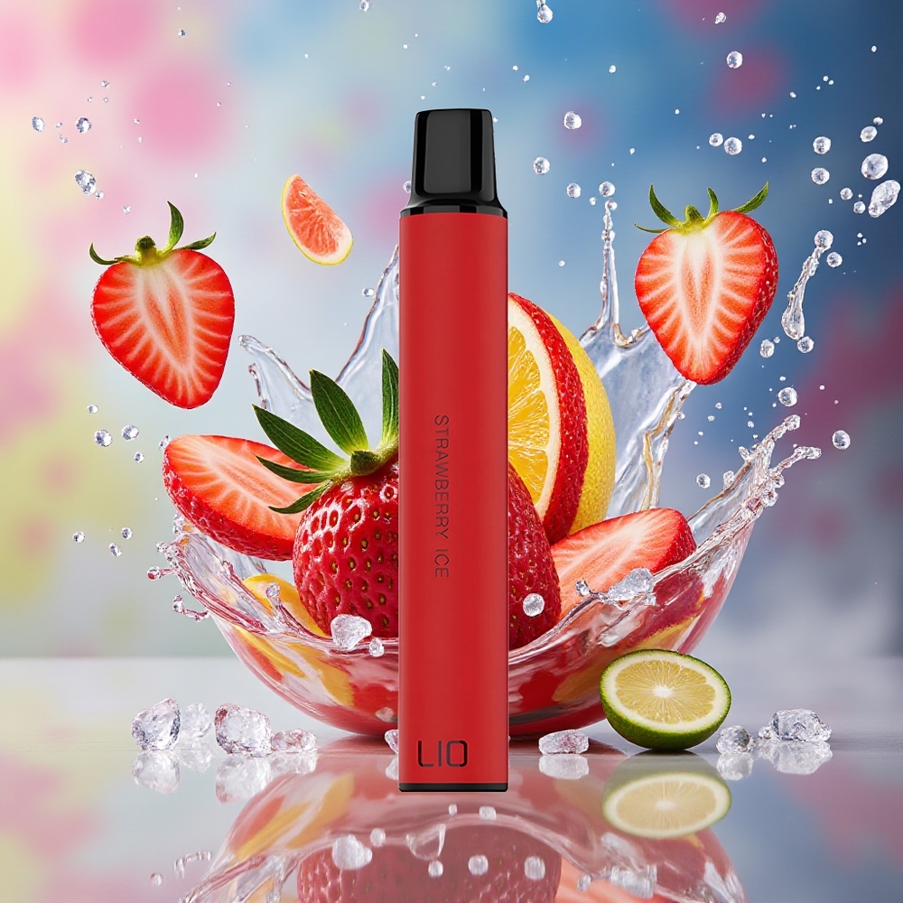 LIO Mini 600 Puffs Norge Engros Jordbær Is 400mAh 2ml 20mg