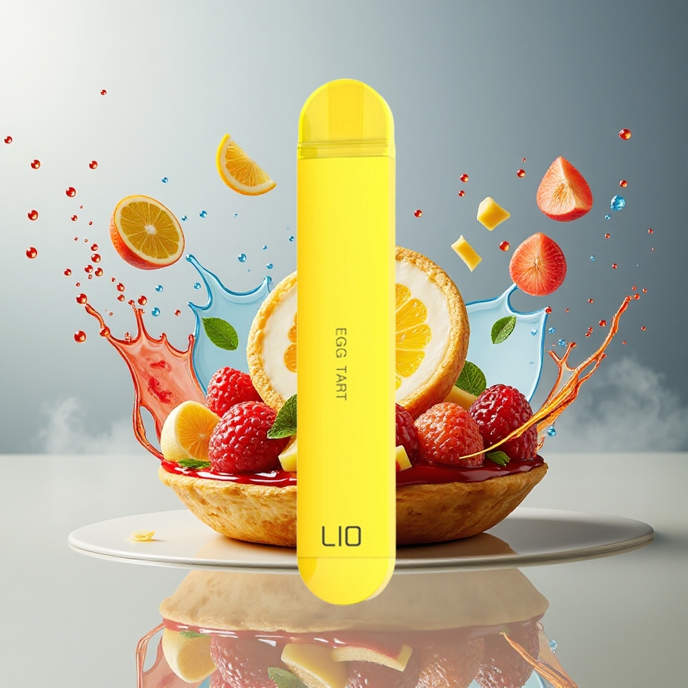 LIO NANO X 600 Puffs Engangs Vape Egg Tart Norge Engros 500mAh 20mg