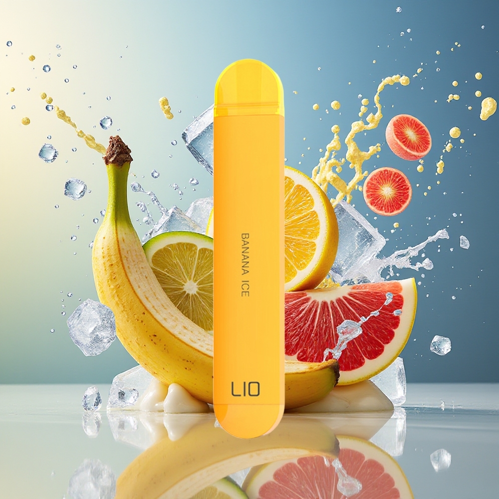 LIO NANO X 600 Puffs Norge Engros Bananis Aluminum Alloy 500mAh 2ML 20mg