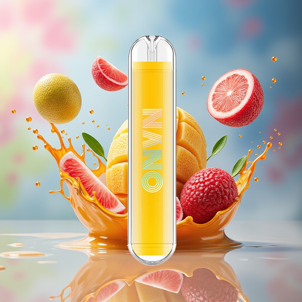 LIO NANO X2 800 Puffs Engangs Vape Litchi Mango Norge Engros 500mAh 2ml