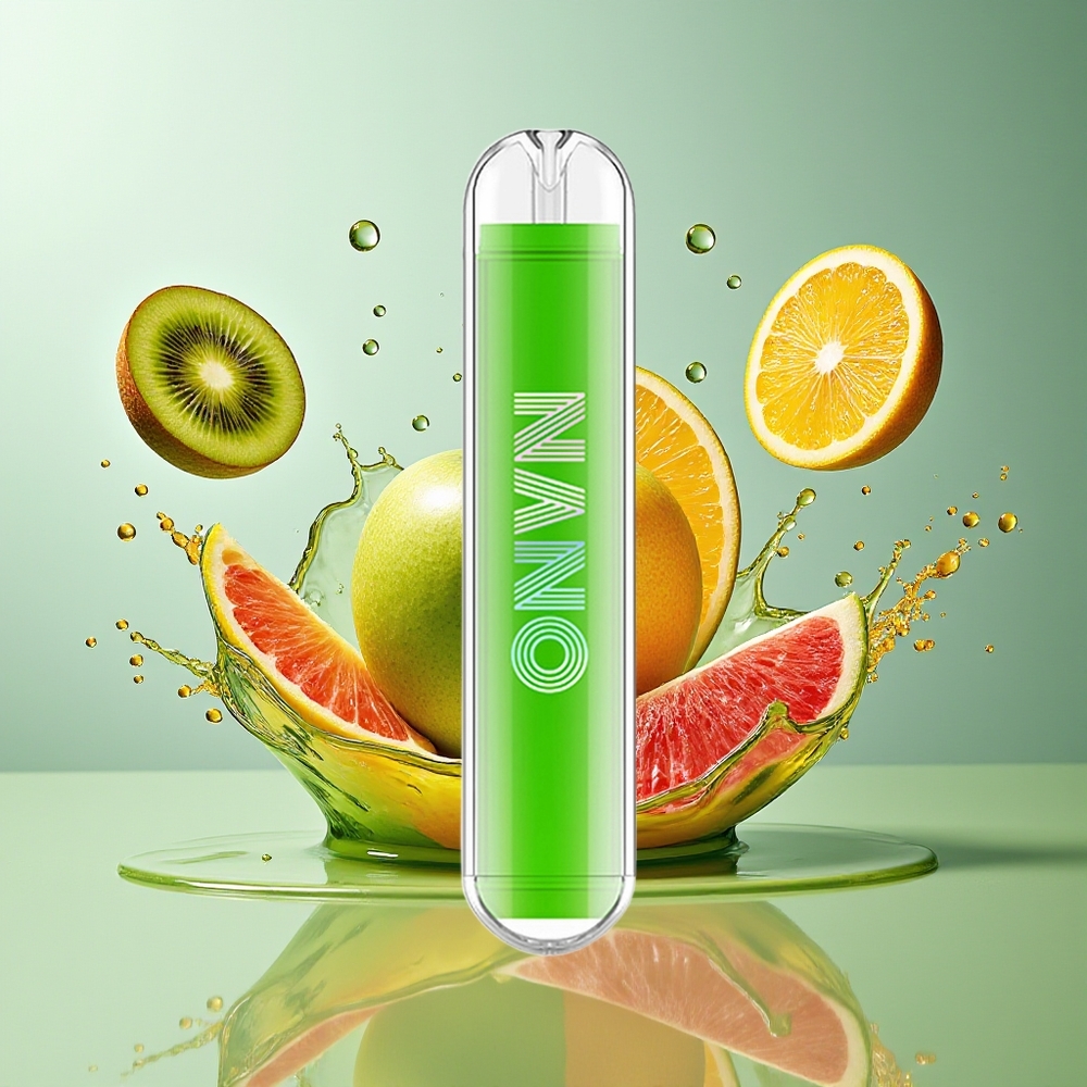 LIO NANO X2 800 Puffs Norge Engros 500mAh Grønt Eple Kiwi