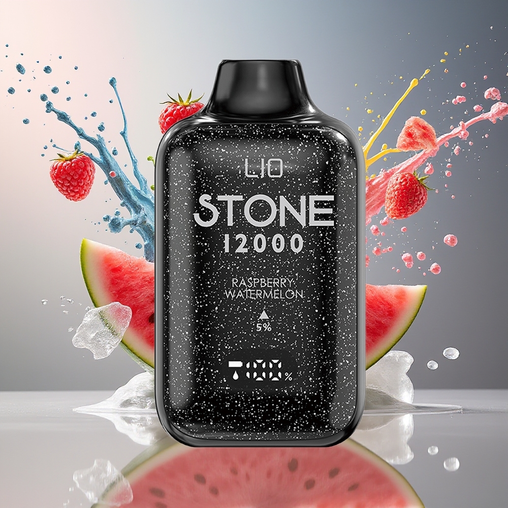 LIO Stone 12000 Puffs Norge Engros 18ML Bringebær Vannmelon Type-C 550mAh
