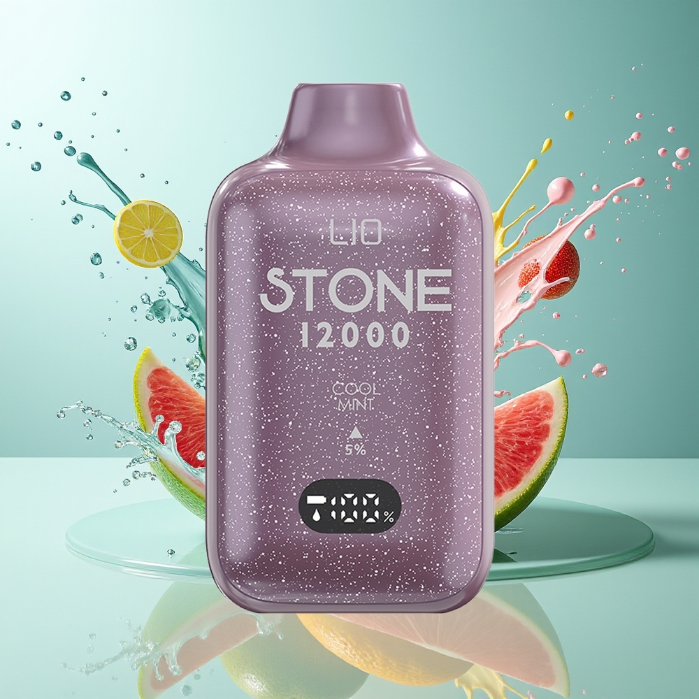 LIO Stone 12000 Puffs Norge Engros PC 18ML Kjølig Mynte Engangsdamper