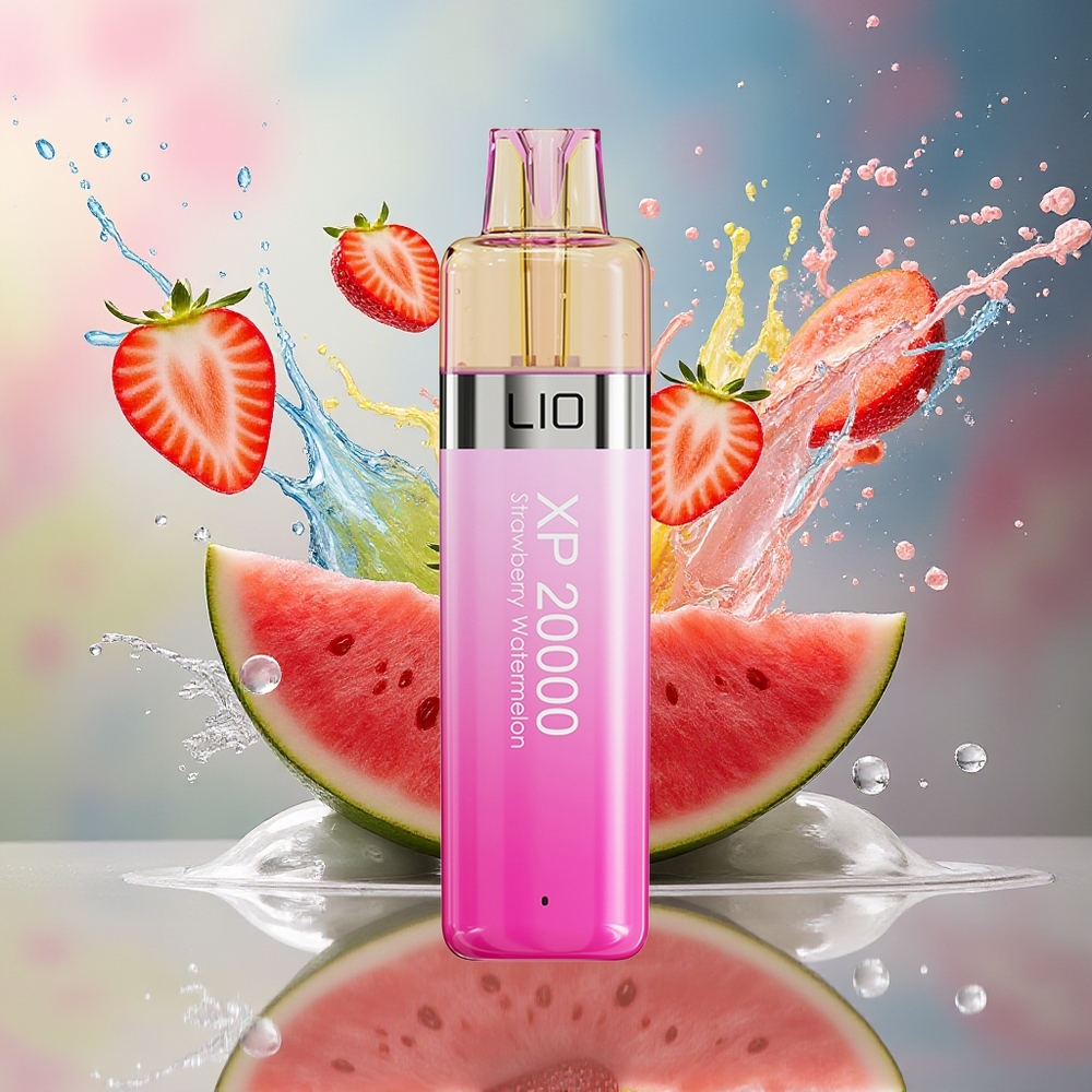 LIO XP 20000 Norge Engros Justerbar Luftstrøm 12ML Jordbær Vannmelon TYPE-C 900 mAh