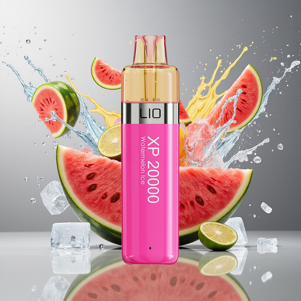 LIO XP 20000 Puffs Engros Norge Oppfyllbar Vape Vannmelon Is 12ML 900mAh TYPE-C