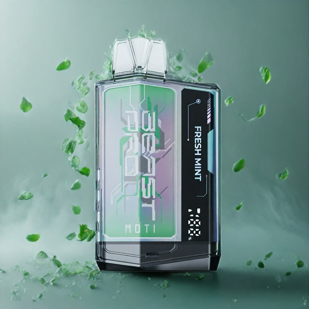 MOTI BEAST PRO 10000 18mL 750mAh Norge Engros Frisk Mynte