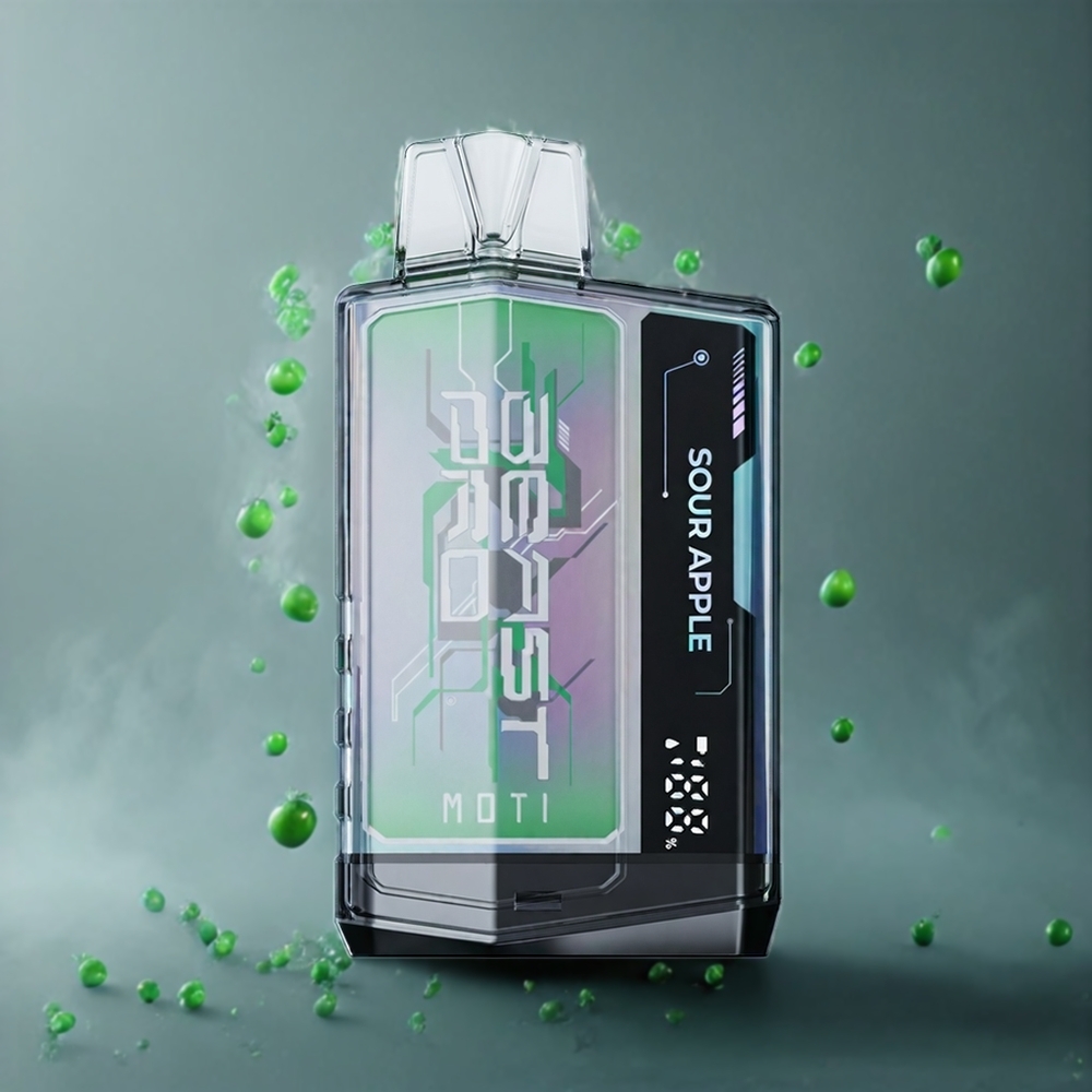 MOTI BEAST PRO 10000 18mL 750mAh Norge Engros Sur Eple
