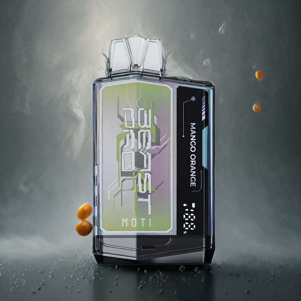 MOTI BEAST PRO 10000 Norge Engros 50mg/mL 18mL 750mAh Mango Appelsin