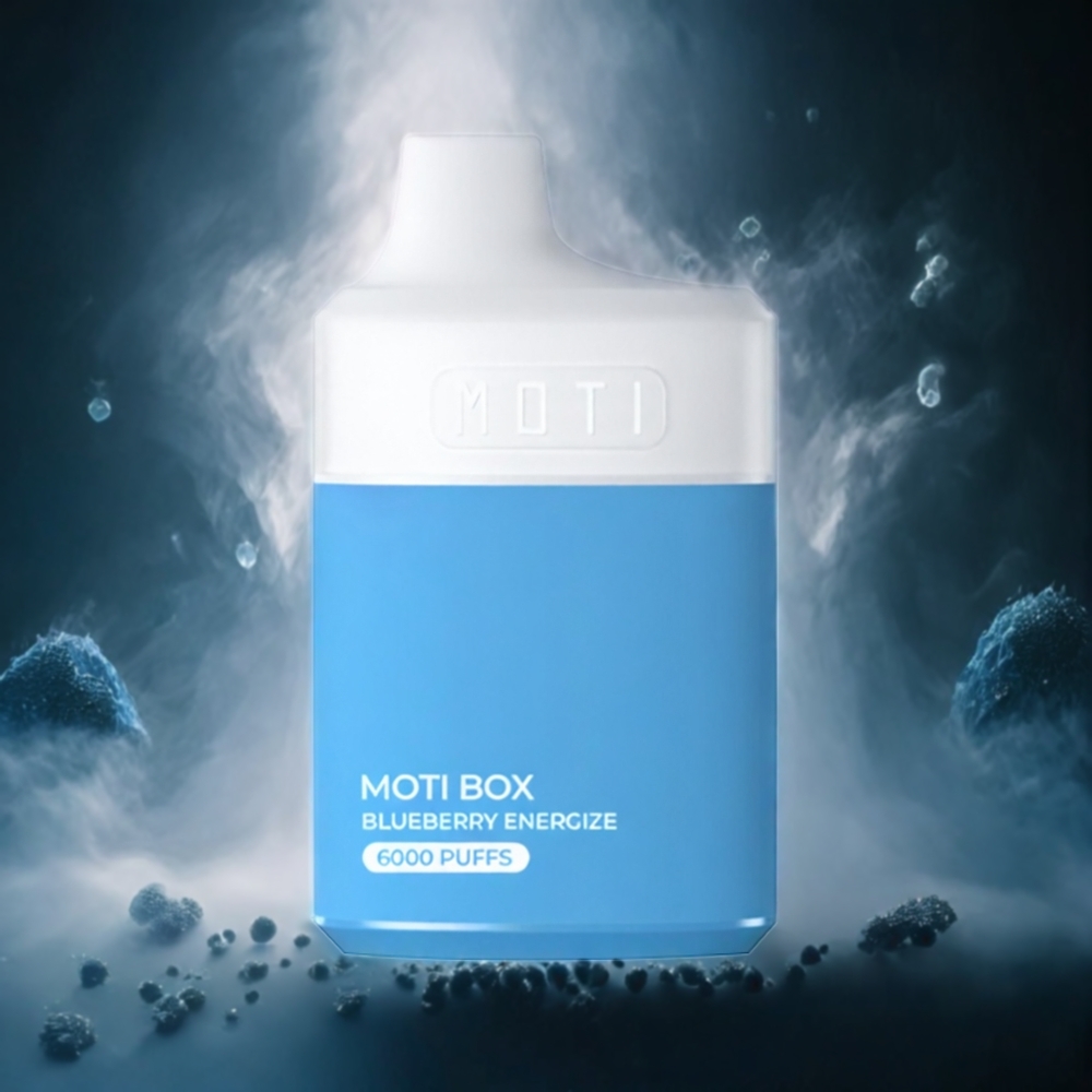 MOTI BOX 6000 14mL Blåbær Energi Norge Engros