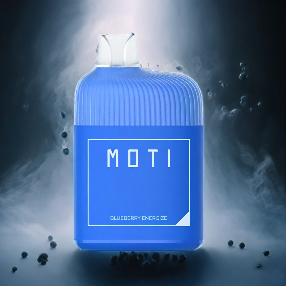 MOTI BOX 7000 Engangs Vape Blåbær Energi Norge Engros 16mL 650mAh