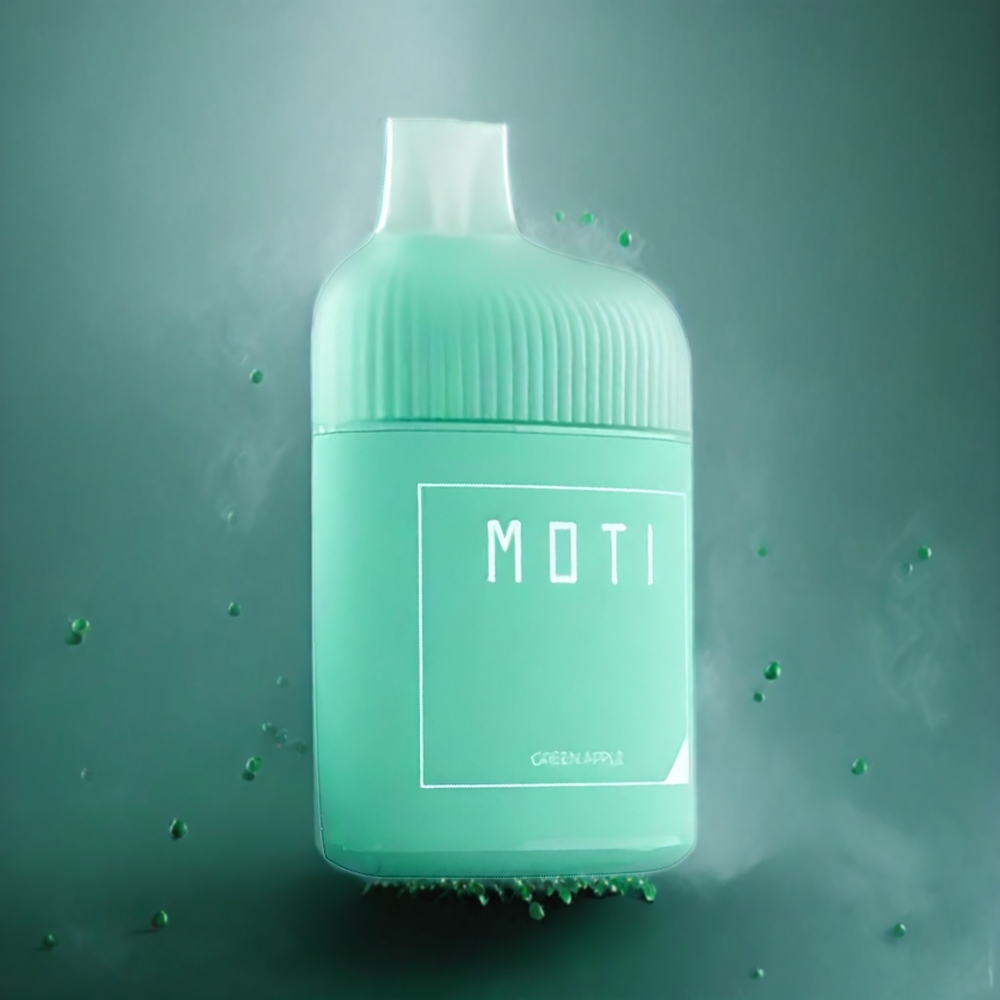 MOTI BOX 7000 Engangs Vape Grønt Eple Norge Engros 16mL 650mAh