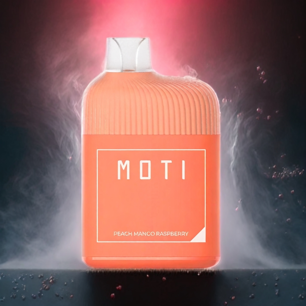 MOTI BOX 7000 Engros Norge 16mL 650mAh Fersken Mango Bringebær
