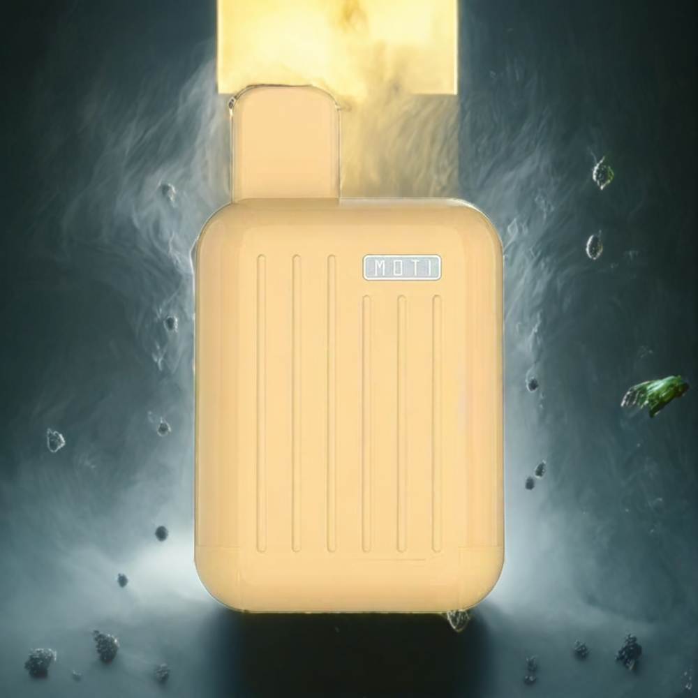 MOTI CASE 4000 Engangs Vape Ananas Norge Engros Justerbar Luftinntak 10mL