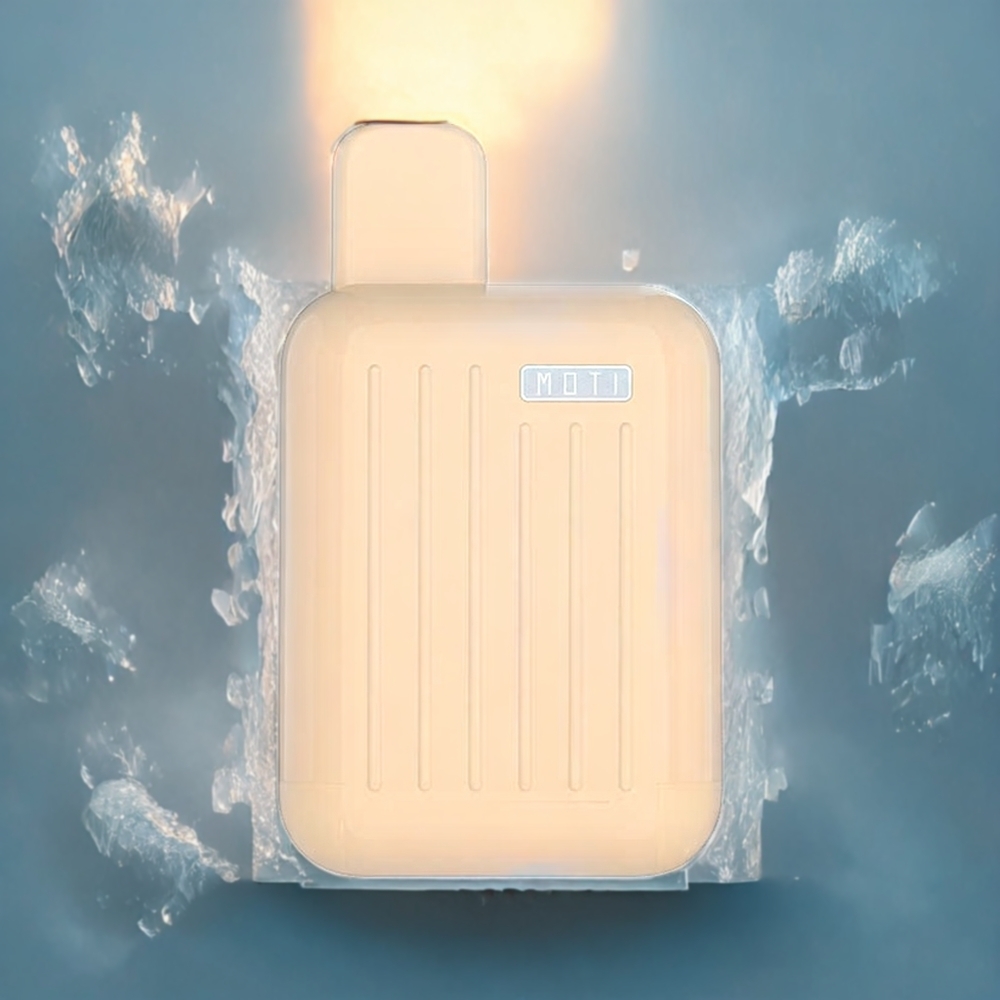 MOTI CASE 4000 Engangs Vape Litchi Is Norge Engros Justerbar Luftinntak 10mL
