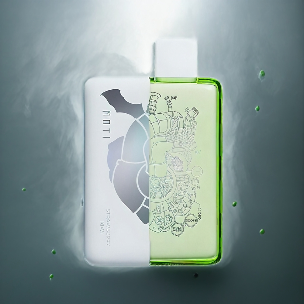 MOTI DUO 9000 Dobbel Mesh 50mg Norge Engros Jordbær Kiwi