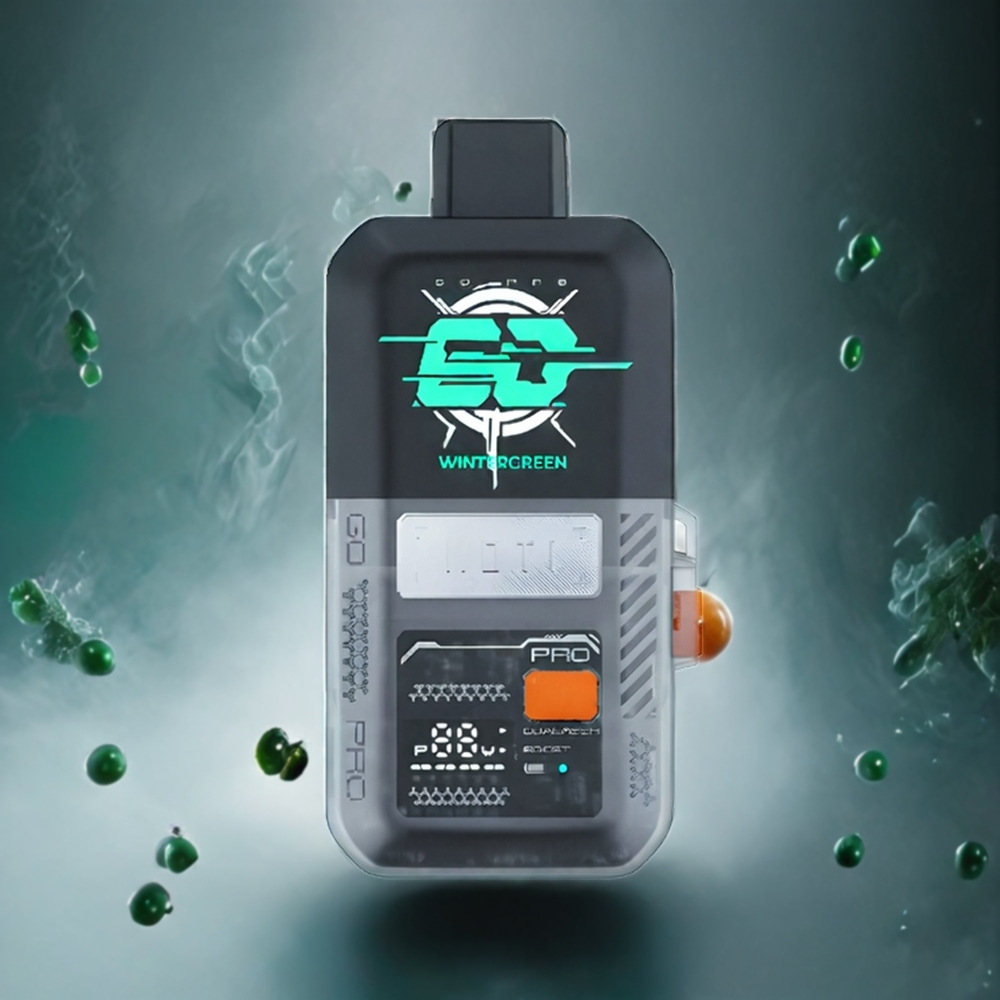 MOTI GO PRO BATTERY 12000 Disposable Pod Vintergrønn Norge Engros Smart Display 16mL 12000 Puffs