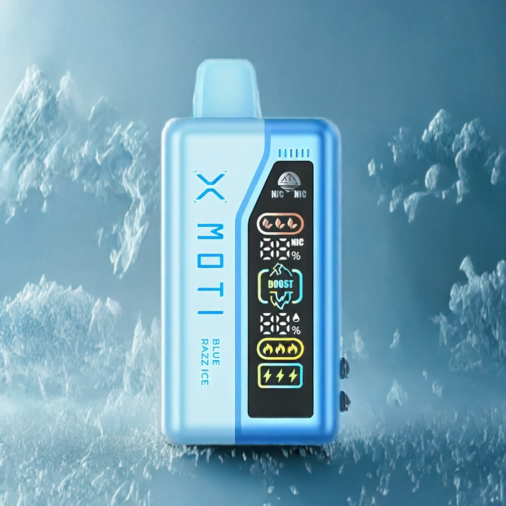 MOTI NICFLEX 40K Norge Engros 900mAh Blå Bringebær Is