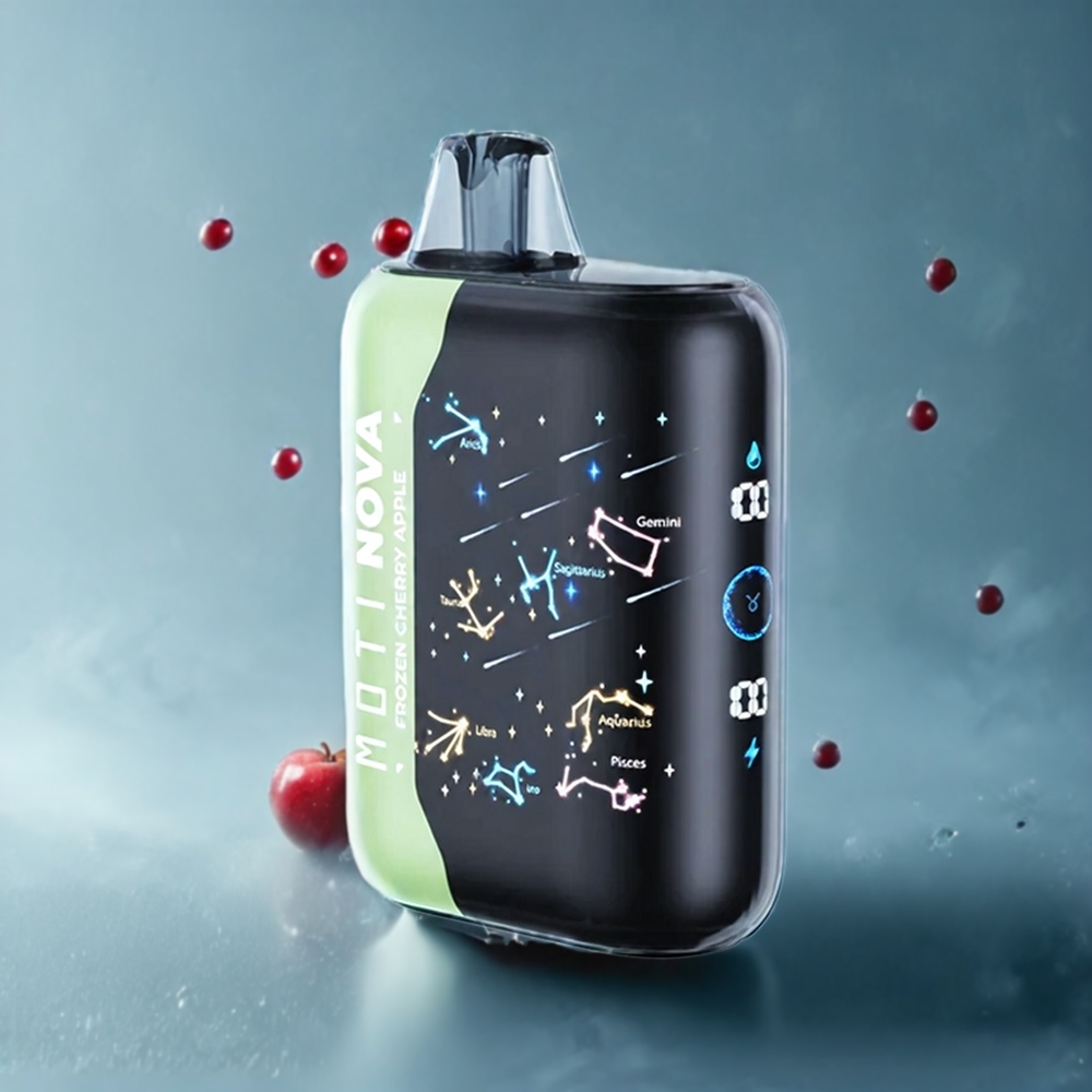 MOTI NOVA 50K Norge Engros Frossen Kirsebær Eple 20mL 50mg 850mAh