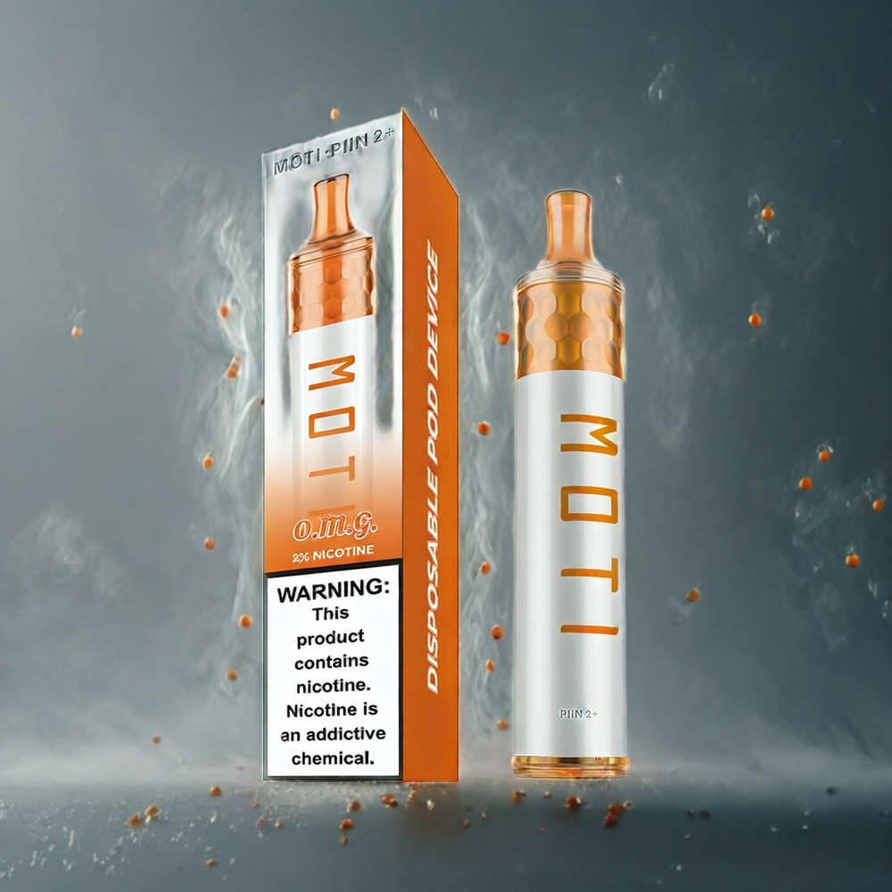 MOTI PIIN 2+ 2000 Puffs Norge Engros 50mg/mL 6.0mL 950mAh Rustfritt Stål + PC