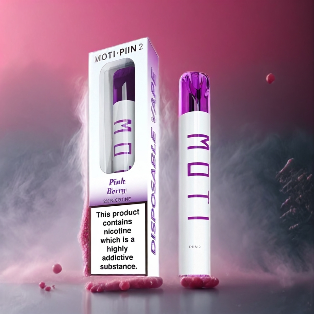 MOTI PIIN 2 600 Puffs Norge Engros Lysbæer 2% 2.0mL 400mAh 7.7W