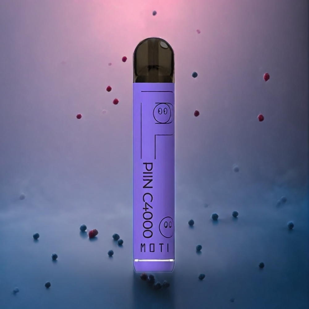 MOTI PIIN C4000 4000 Puffs 950mAh Norge Engros Blåbær Bringebær