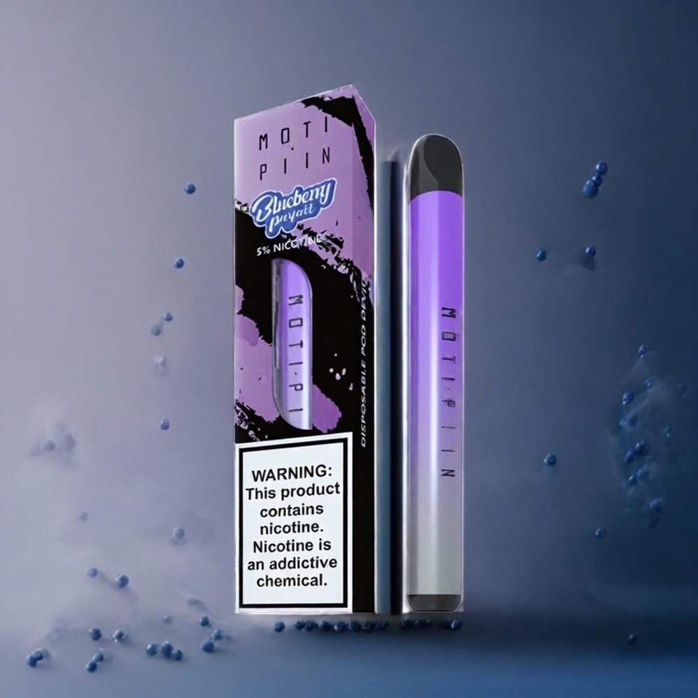 MOTI PIIN.6mL Norge Engros Blåbærsjokolade 5% Nikotinsalt