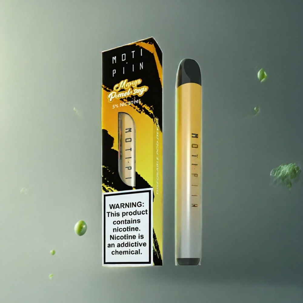 MOTI PIIN.6mL Norge Engros Mango Pomelo Sago 5% Nikotinsalt Glatt Smak Ergonomisk Munnstykke