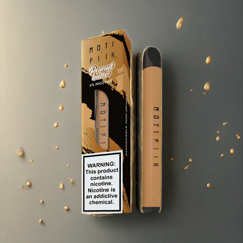 MOTI PIIN Peanøttsmør Norge Engros 2%/5% Nikotinsalt 1.6mL 320mAh