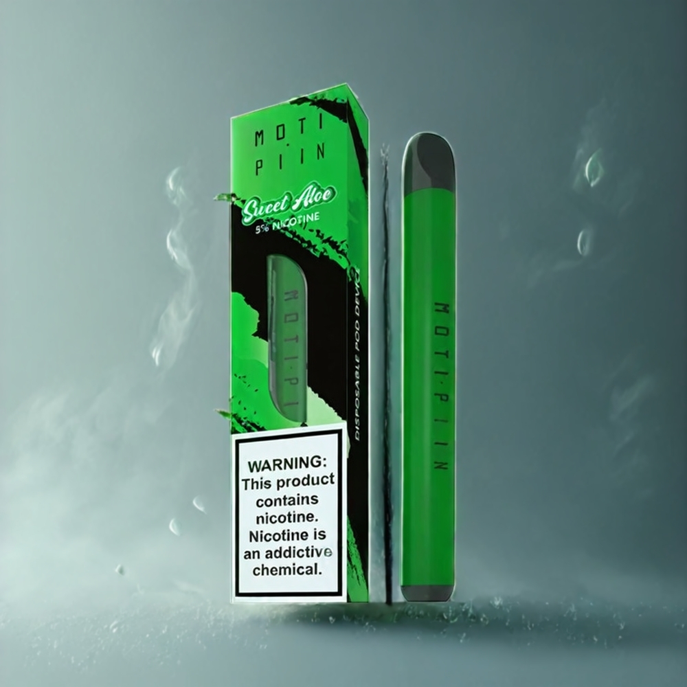 MOTI PIIN Søt Aloe Norge Engros 2%/5% Nikotinsalt 1.6mL 320mAh