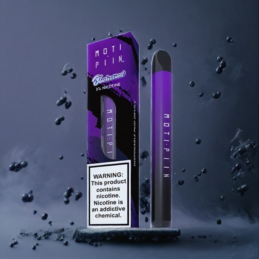 MOTI PIIN Solbærsmak Norge Engros 1.6mL 320mAh