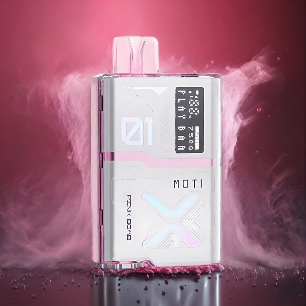 MOTI PLAY BAR 7500 Norge Engros Rosa Bombe 50mg/mL 18mL 700mAh