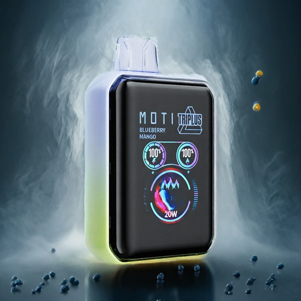 MOTI TRIPLUS 20K 18mL 650mAh Norge Engros Blåbær Mango