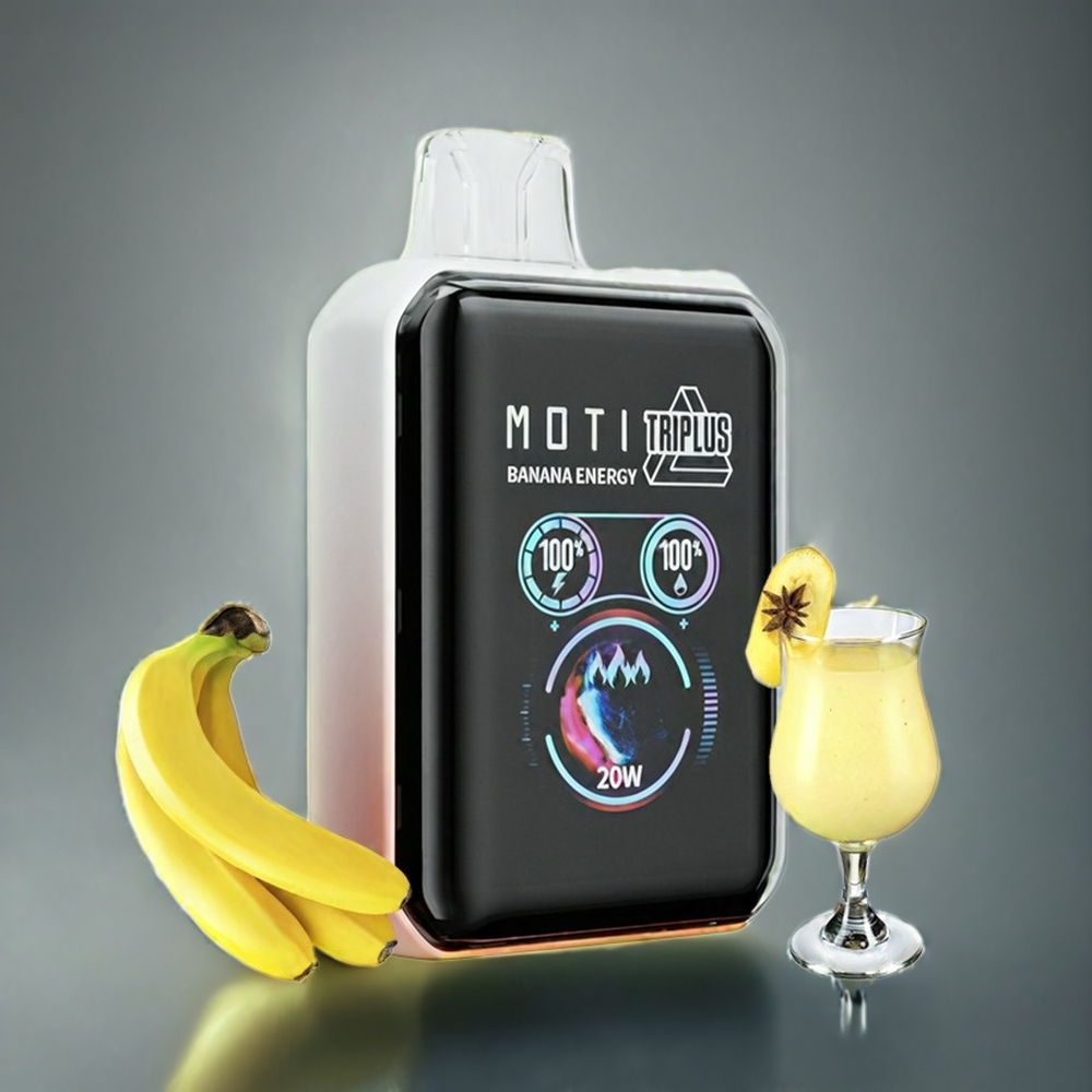 MOTI TRIPLUS 20K Norge Engros 18mL 650mAh Banana Energi