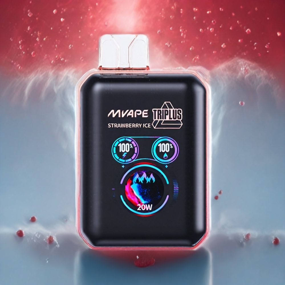 MOTI TRIPLUS 20K Norge Engros 18mL Jordbær Is 30mg/mL 650mAh