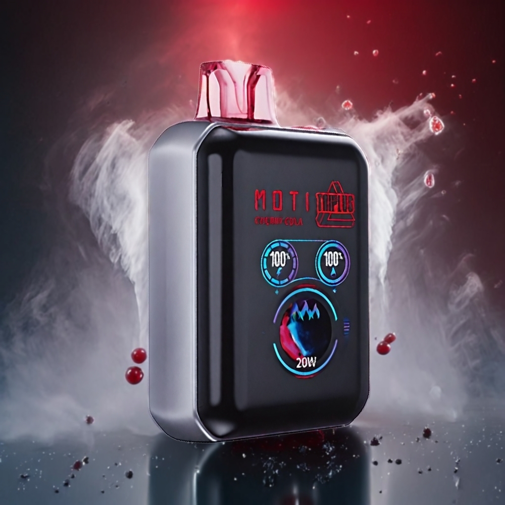 MOTI TRIPLUS 20K FULL-SCREEN 18ML 650MAH TYPE-C KIRSJEBÆR COLA Norge Engros