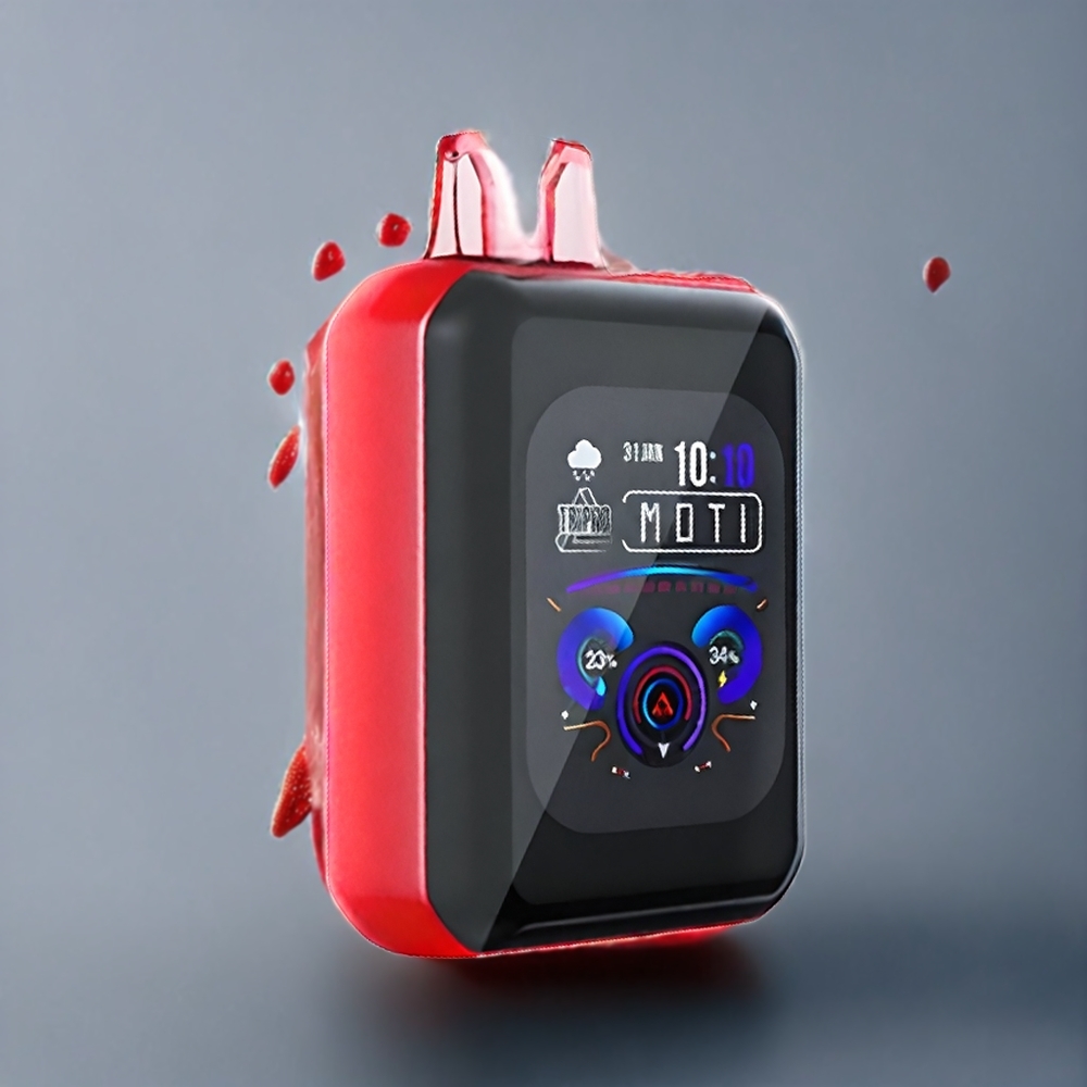 MOTI TRIPRO 32K Norge Engros 32000 puff 14mL 50mg Bluetooth Jordbær Kiwi
