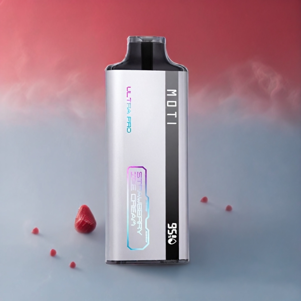 MOTI ULTRA PRO 8000 14mL 500mAh Norge Engros Jordbær Iskrem