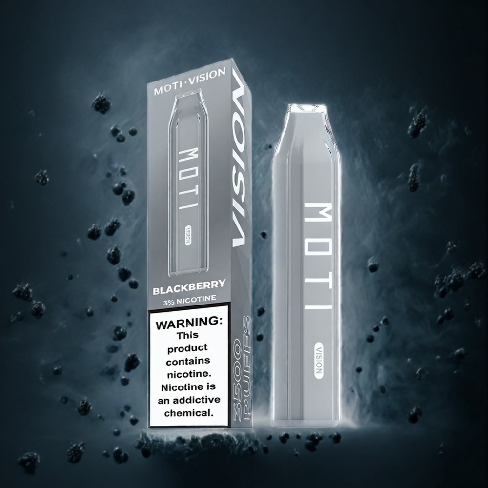 MOTI Vision 3500 Engangs Vape Svart Bjørn Norge Engros 10ml 5% 650mAh Mesh
