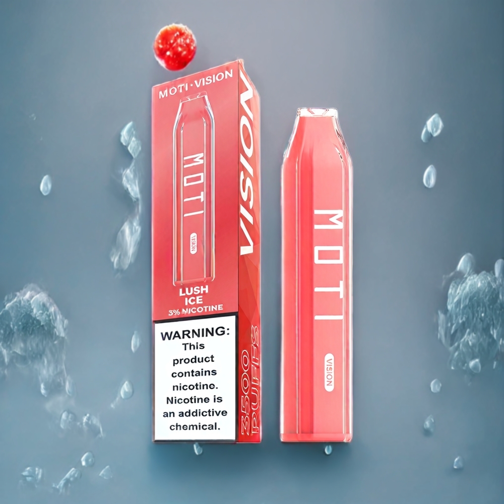 MOTI Vision 3500 Norge Engros 10ml 5% Nikotin Salt Gjennomsiktig Plast Lush Is