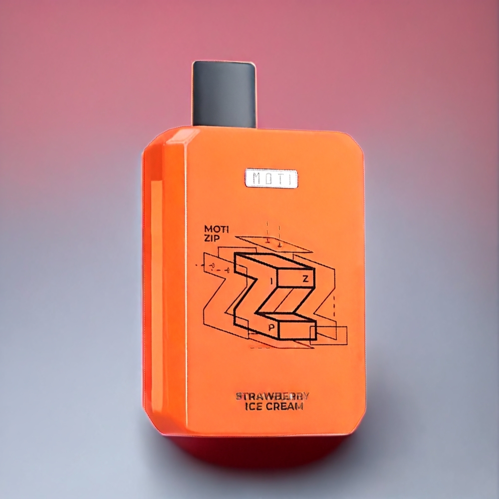 MOTI ZIP PRO 7000 Engros Norge 16mL 20mg Jordbær Iskrem