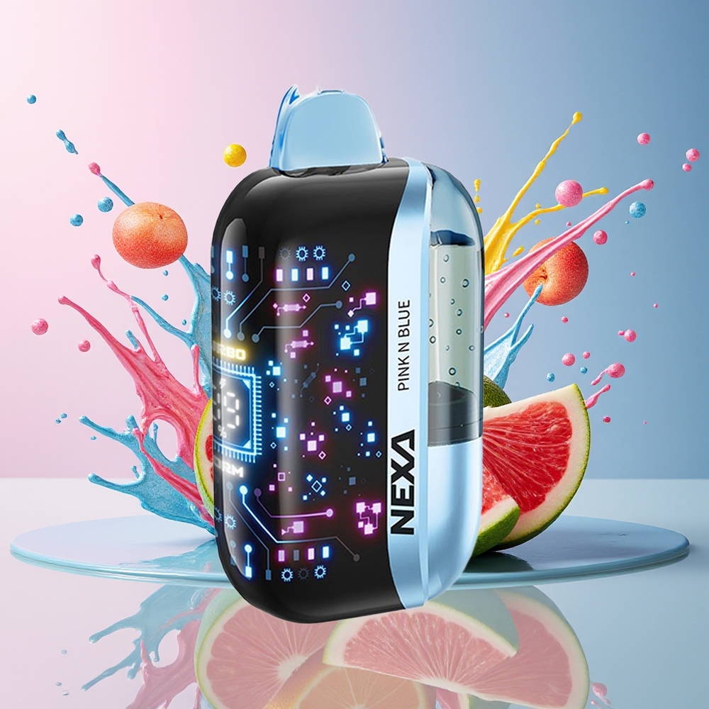 NEXA Ultra 50000 Puffs Norge Engros 20ml 800mAh 5% Nikotin Rosa og Blå