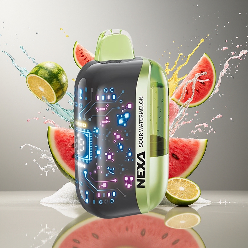 NEXA Ultra 50000 Puffs Norge Engros 20ml 800mAh 5% Nikotin Sur Vannmelon Type-C
