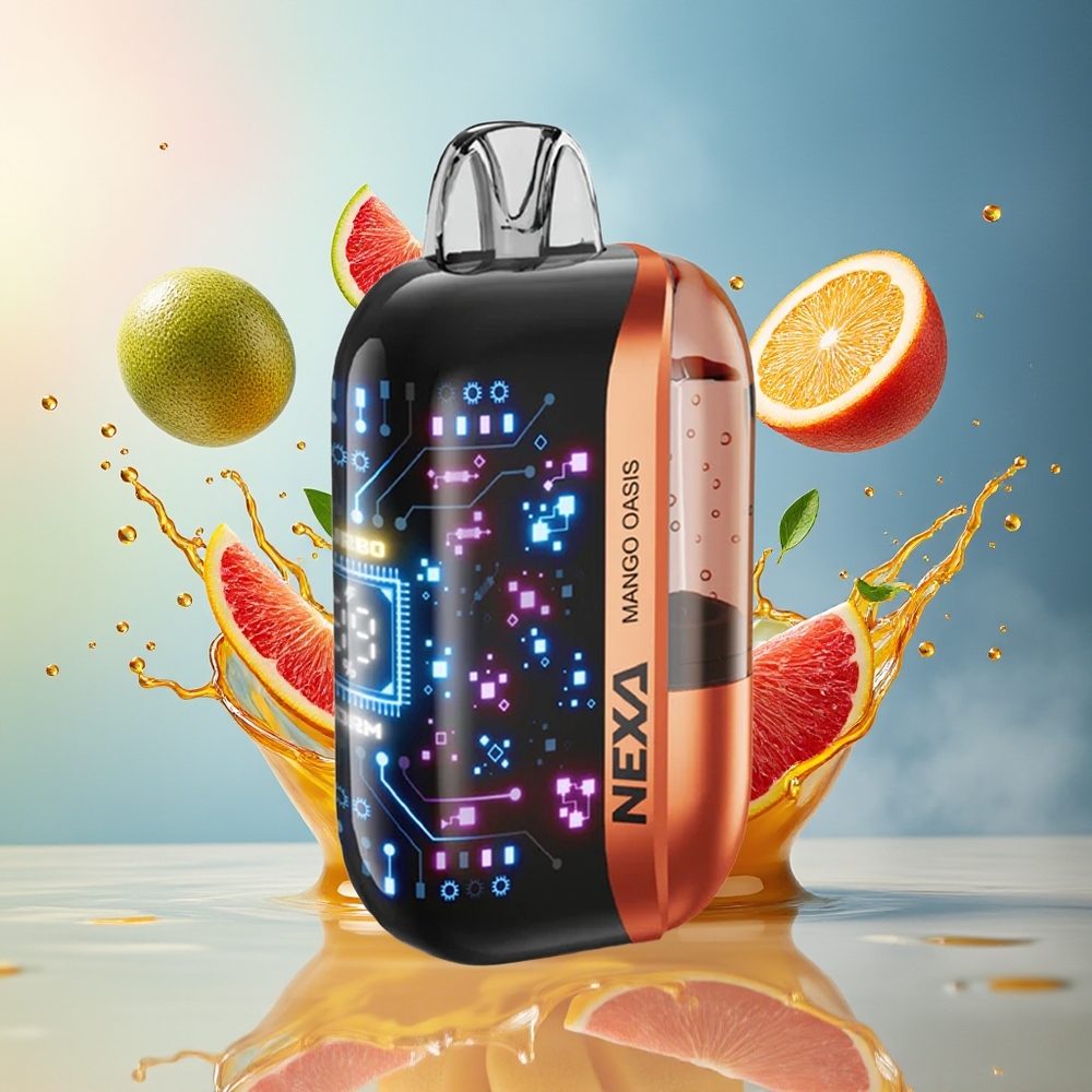 NEXA Ultra 50000 Puffs Norge Engros 20ml 800mAh 5% Type-C Mango Oase