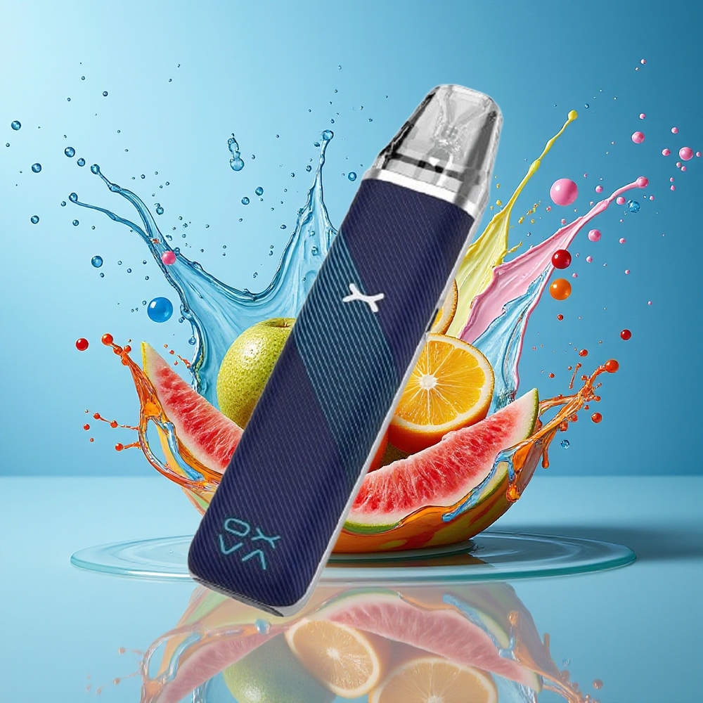 Oxva Xlim Go 2 Stripet Blå 30W 1000mAh Norge Engros